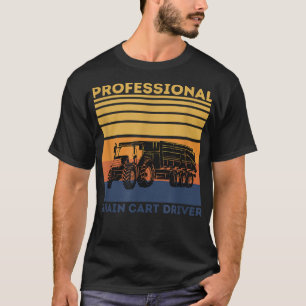 Professionele chauffeur voor korrelwagen t-shirt