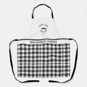 Professionele Checkerboard Custom Logo Schort (Voorkant)