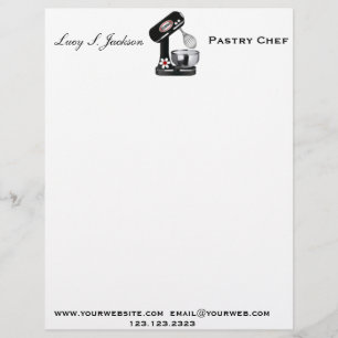 Professionele Chef & Baker Letterhead Sjabloon Briefhoofd Sjabloon
