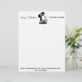 Professionele Chef & Baker Letterhead Sjabloon Briefhoofd Sjabloon (Staand voorkant)