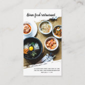 Professionele chef-kok visitekaartje (Voorkant)