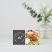 Professionele chef-kokerklassen cateringfoto visitekaartje (Staand voorkant)