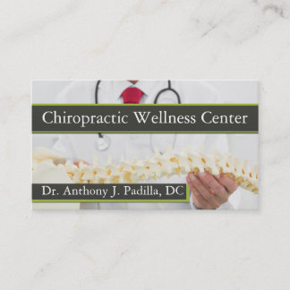 Professionele CHIROPRACTOR & WELLNESS-Visitekaartj Visitekaartje