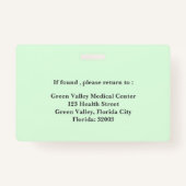 Professionele CNA-ID OF -NAAM Badge (Achterkant)