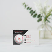 Professionele coach | Baseball Master Sport Visitekaartje (Staand voorkant)