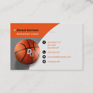 Professionele coach   Basketball Master Sport Visitekaartje