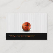 Professionele coach | Basketball Master Sport Visitekaartje (Achterkant)