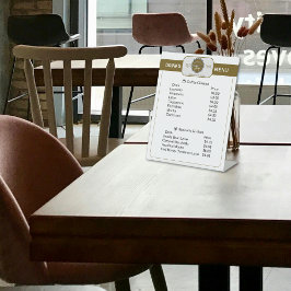 Professionele coffeeshop gepersonaliseerde Drinken Reclamebord Met Voetstuk