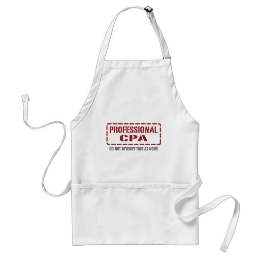 Professionele CPA Standaard Schort (Voorkant)