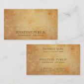 Professionele Creatieve Elegante Antic Look Luxe Visitekaartje (Voorkant / Achterkant)