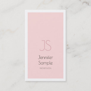 Professionele, creatieve monogram ontwerpoplossing visitekaartje