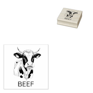 Professionele Custom Beef Bruiloft Maaltijd Keuze Rubberstempel