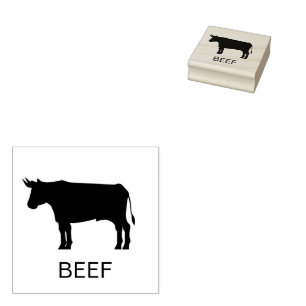 Professionele Custom Beef Bruiloft Maaltijd Keuze Rubberstempel