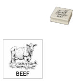 Professionele Custom Beef Bruiloft Maaltijd Keuze Rubberstempel (Gestempeld)