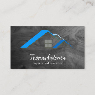 Professionele Custom Black Building Bouw Visitekaartje
