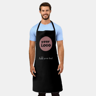 Professionele Custom Business Logo Modern Zwart Schort