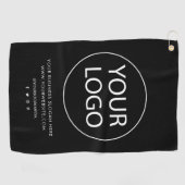 Professionele Custom Company Logo Text Business Golfhanddoek (Horizontaal)