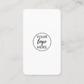 Professionele Custom Company Logo Visitekaartje (Achterkant)