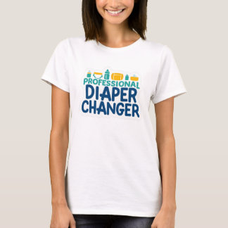 Professionele daiper wisselaar 1 t-shirt