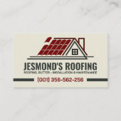 Professionele dakbedekking - Roofer Visitekaartje (Voorkant)