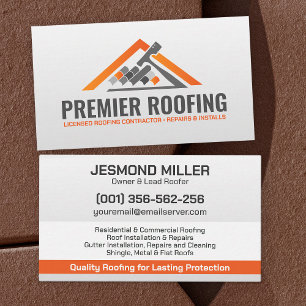 Professionele dakbedekking - Roofer Visitekaartje