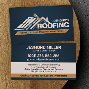 Professionele dakbedekking - Roofer Visitekaartje