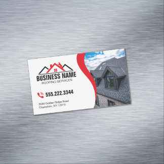Professionele Dakbedekking Services van Red Roofin Magnetisch Visitekaartje
