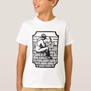 Professionele Dakdekker Constructie Grafiek T-shirt