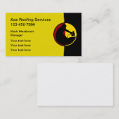 Professionele daklozenkaart visitekaartje (Voorkant / Achterkant)