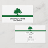 professionele dienstverlening aan de landschapsstr visitekaartje (Voorkant / Achterkant)