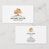 professionele dienstverlening aan de landschapsstr visitekaartje (Voorkant / Achterkant)