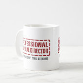 Professionele directeur koffiemok (Voorkant links)