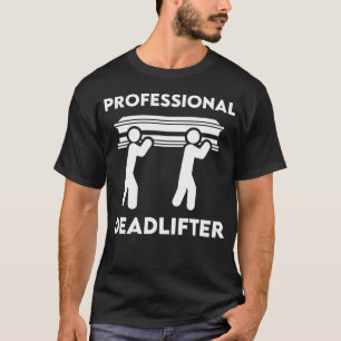 Professionele dodelifter begrafenisondernemer t-shirt