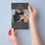 Professionele donkergrijze ruimtes Elegant Flyer (Hand)