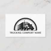 Professionele driver Simple Modern Logo Bu Visitekaartje (Voorkant)