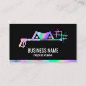 Professionele druk waskracht Masculine Holo Visitekaartje (Voorkant)