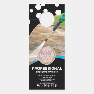Professionele drukwas minimalistisch logo