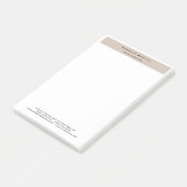Professionele Duidelijke Moderne Minimalist Post-it® Notes (Schuin)