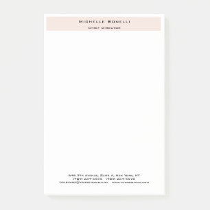 Professionele Duidelijke Moderne Minimalist Post-it® Notes