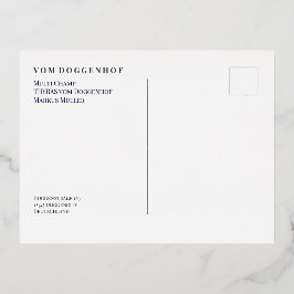 Professionele Duitse Dog Kennel Folie Feestdagen Briefkaart