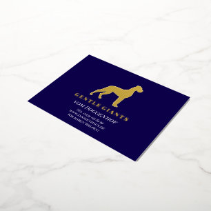 Professionele Duitse Dog Kennel  Folie Feestdagen Briefkaart