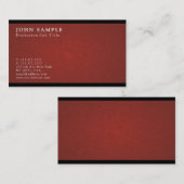 Professionele Eenvoudige  Elegant Luxe Visitekaartje (Voorkant / Achterkant)