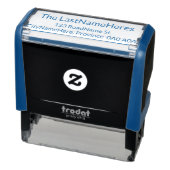 Professionele, eenvoudige en eenvoudige achternaam  zelfinktende stempel (Product)