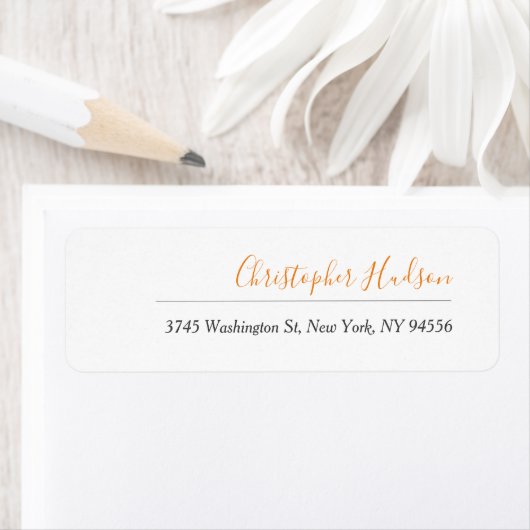 Professionele Eenvoudige Gewone Kalligrafie Naam Etiket (Insitu)