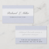 Professionele eenvoudige minimale bedrijfstechnolo visitekaartje (Voorkant / Achterkant)