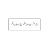 Professionele Eenvoudige Moderne bedrijfsnaam stem Zelfinktende Stempel (Design)