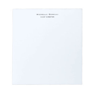 Professionele Eenvoudige Moderne Minimalistische A Notitieblok