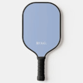 Professionele eenvoudige naam Modern Light Blue Pickleball Paddle (Achterkant)