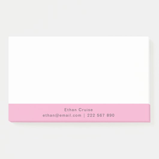 Professionele Eenvoudige Wit Post-it® Notes (Voorkant)