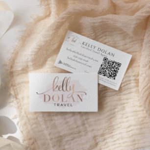 Professionele Elegant Logo QR-code Visitekaartje